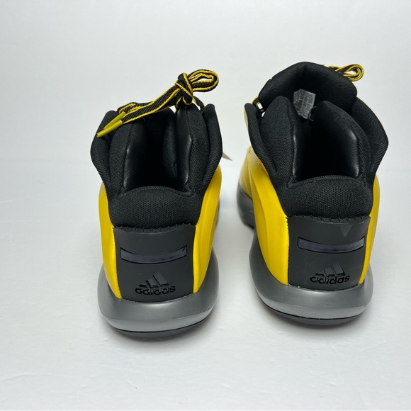 ADIDAS CRAZY 1 SNEAKERS BASKETBALL SHOES SIZE 11.5 GY3808 YELLOW METALLIC BLACK - Picture 6 of 10
